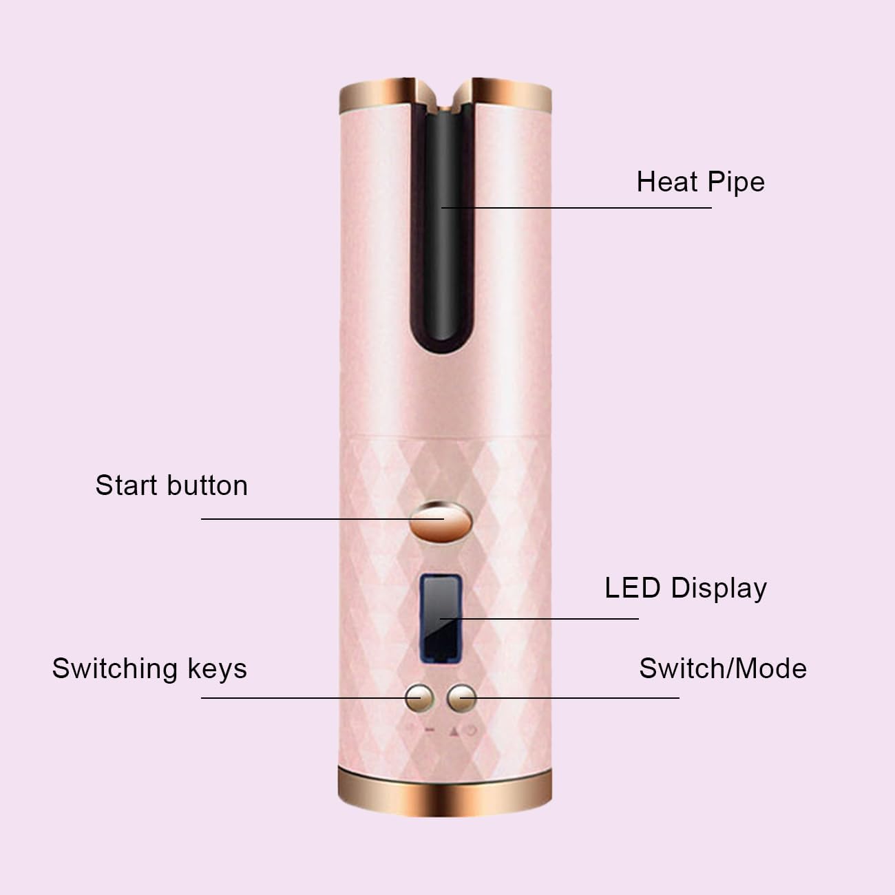 Automatic Wireless Hair Curler