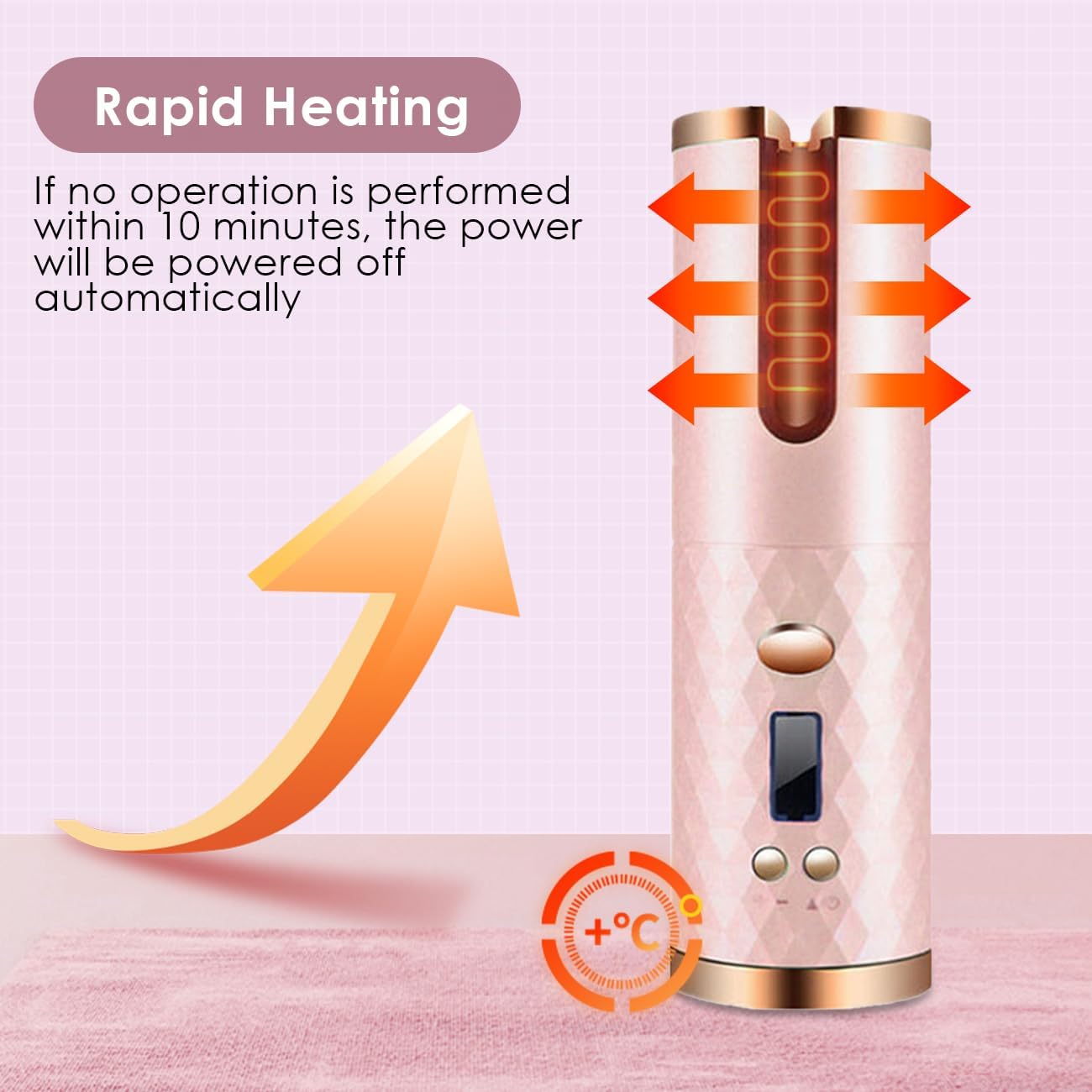 Automatic Wireless Hair Curler