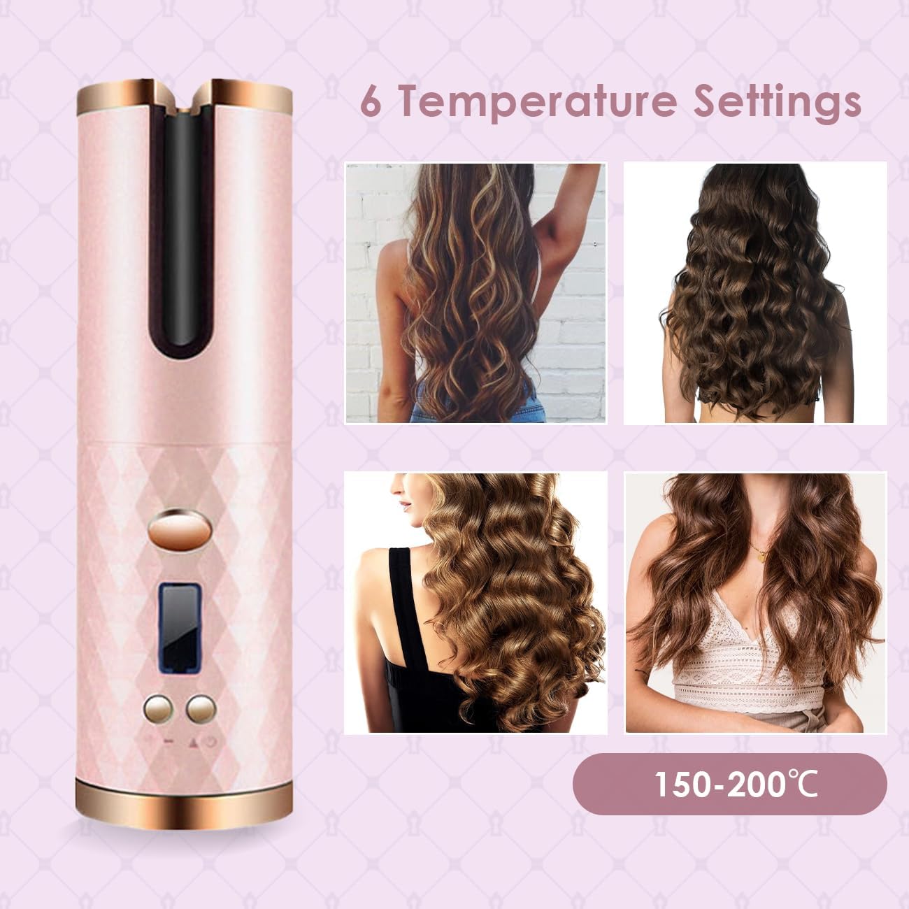 Automatic Wireless Hair Curler